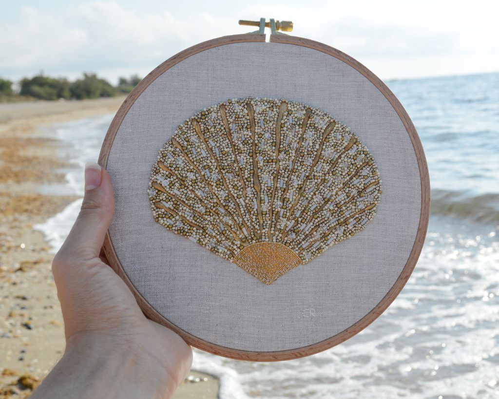 coquillage broderie